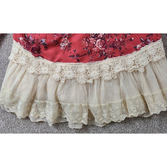 OOAK Magnolia Boho Indie Upcycled Art Jacket Western Country Gypsy Chic Women M - Picture 16 of 16